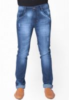 Code 61 Washed Blue Slim Fit Jeans