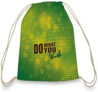 Color Plus Db007 1 L Large Backpack(Green, Yellow)