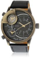 Daniel Klein Dk10093Glgnblk-Black/Gun-Metal Analog Watch