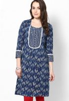 Diya Blue Printed Kurtis