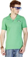 Duke Stardust Solid Men's Polo Neck Green T-Shirt