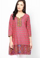 Entropy Cotton Pink Kurti