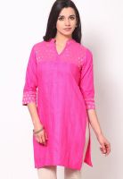 Entropy Cotton Pink Kurti