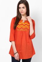 Entropy Orange Kurtis & Kurtas