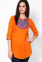 Entropy Orange Kurtis & Kurtas