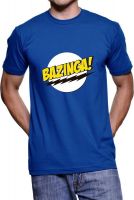 Fanideaz Printed Men's Round Neck Blue T-Shirt