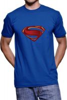 Fanideaz Printed Men's Round Neck Blue T-Shirt