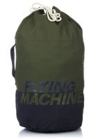 Flying Machine Olive/Navy Blue Rucksack