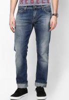 Gas Blue Regular Fit Jeans