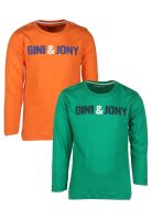 Gini & Jony Pack Of 2 Multi Value Packs T-Shirt