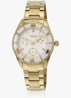 Giordano P246-55 Golden/White Analog Watch