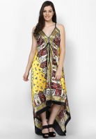 Heart 2 Heart Mustard Yellow Assymetric Dress