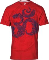 Huetrap Graphic Print Men's Round Neck Red T-Shirt