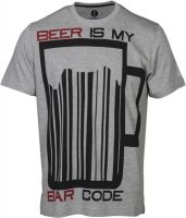 Huetrap Graphic Print Men's Round Neck Grey T-Shirt