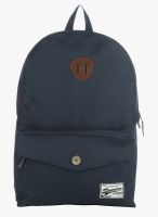 Impulse Navy Blue Polyester Backpack