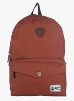 Impulse Rust Polyester Backpack