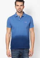 Jack & Jones Blue Polo Neck T Shirt