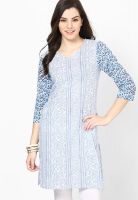 Jaipur Kurti Blue Printed Kurtis