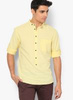 John Players Lemon Casual Shirt