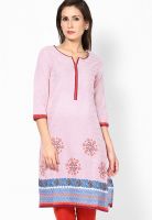 Karigari Cotton Pink Kurti