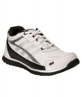 Lagesto White & Black Sports Shoes