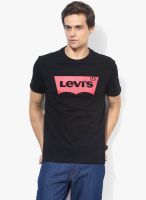 Levi's Black Round Neck T-Shirt