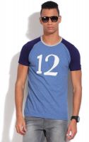 Pepe Printed Men's Round Neck Blue T-Shirt