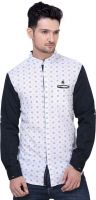Private Image Men's Printed Casual, Party Multicolor Shirt