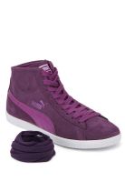 Puma Glyde Mid Purple Sporty Sneakers