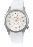 Puma Pu103022001U White/Silver Analog Watch