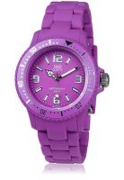 Q&Q GW76J005Y Purple/Purple Analog Watch