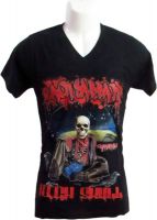 Revinfashions Printed Men's V-neck Black T-Shirt Revinfashions Printed Men's V-neck Black T-Shirt