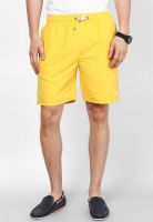 River Island Yellow Maverick Shorts