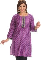 Salwar Studio Blue Printed Kurtis