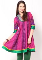 Shree 100% Cotton Purple Kurti