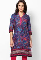 Shree Blue Printed Kurtis