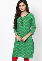 Span Cotton Green Kurta