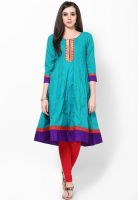 Span Cotton Green Kurti