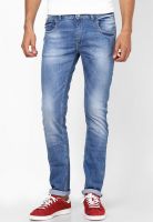 Spykar Blue Narrow Fit Jeans