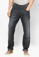 VOI Grey Slim Fit Jeans (Twisted)