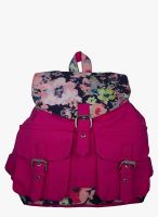 Vogue tree Pink Canvas Backpack