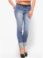 Vvoguish Light Blue Solid Jeans