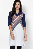 W Blue Printed Kurtas