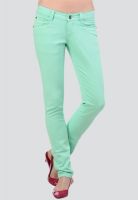 Yepme Mid Rise Green Jeans