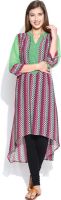 Zoae Printed Women's A-line Kurta(Multicolor)
