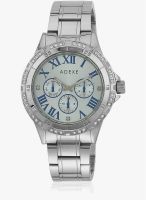 Adexe 006072-10 Silver/Silver Analog Watch