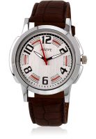 Adine Ad-6010 Brown/Silver Analog Watch