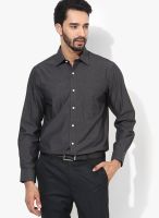 Arrow Dark Grey Slim Fit Formal Shirt