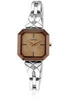 Aspen Ap1165 Silver/Rose Gold Analog Watch