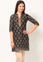 Aurelia Black Printed Kurtis